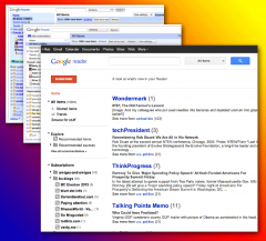 Google Reader evolution - Nov. 2011