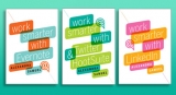 Work Smarter with Social Media three titles (taller)