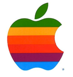 Rainbow Apple logo